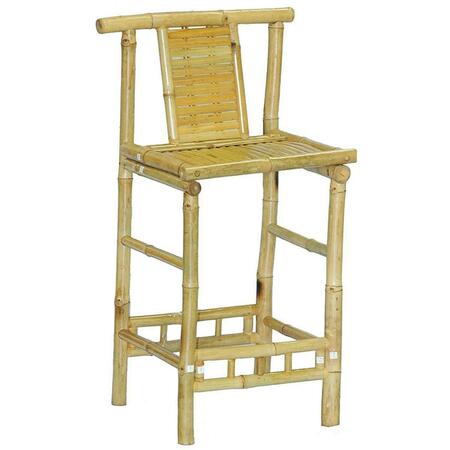 BAMBOO54 40H Bamboo Bar Stool 5611